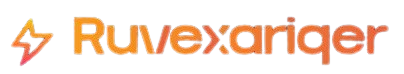 A stylized orange and yellow logo reading 'Ruvexariger' with a small orange lightning bolt icon on a white background.